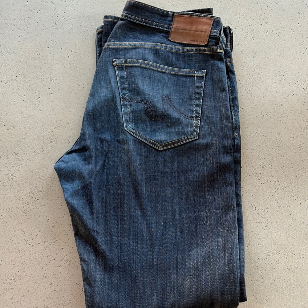 AG protege straight leg dark wash